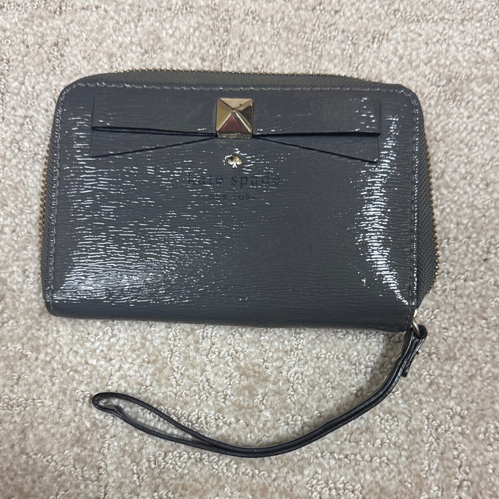 Kate Spade Wristlet with Bow Accent